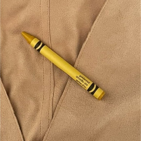 Max Studio Golden Yellow Womens Sleeveless Top Sz M Microfiber Faux Suede - Picture 6 of 12